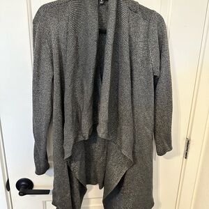 Torrid Gray Draped Cardigan Sweater